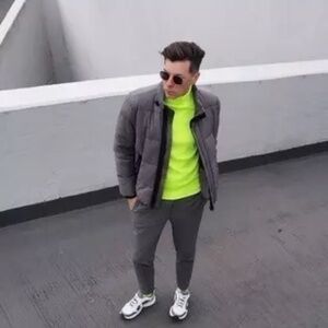 ASOS NEON GREEN TURTLENECK